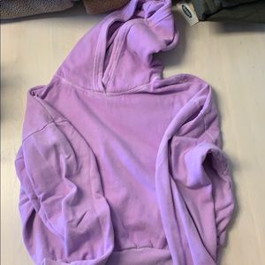 American Eagle Crop Hoodie